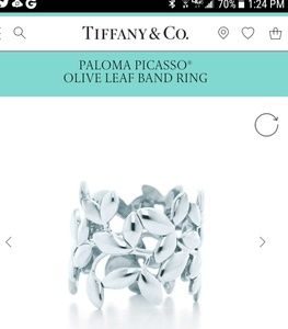 Paloma Picasso Olive Leaf Ring.